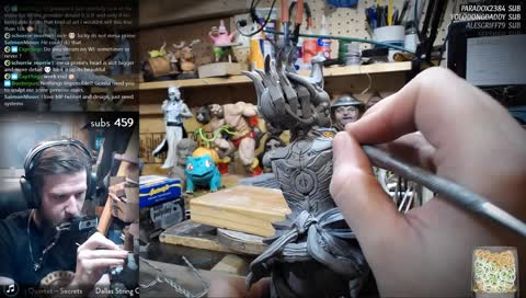 !Warframe - Sculpting Saryn Prime, Day 13