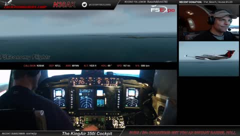 N38AK King Air 350i - KFLL-MYNN  [FSEconomy-Bahamas]