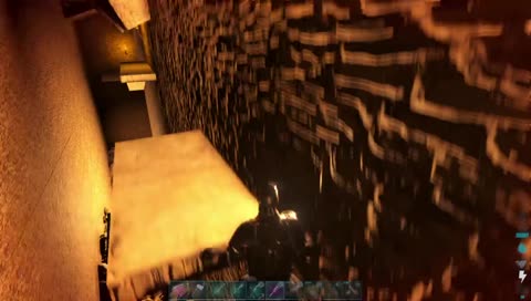 Playing around in the desert cave