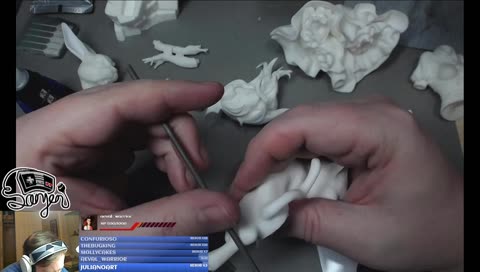 Painting w/ Pappy Sanjen - We're all a little mad here... The start of Alice!