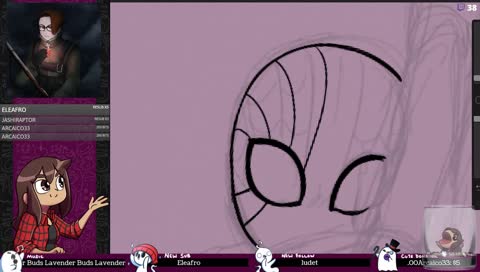 [ESP/ENG] Vamos a dibujar nuestra #spidersona ovo)/ (PROCREATE)