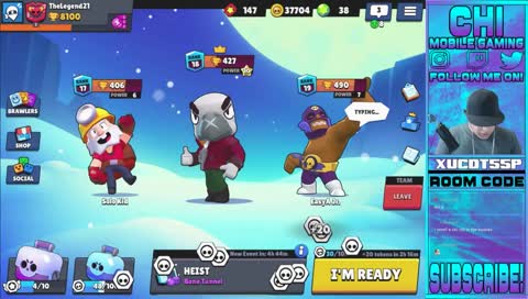 Brawl Stars Live Stream with Chi! Pushing to 9,000 Trophies & Friendly Matches!