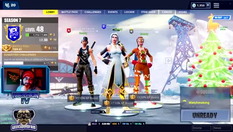 Fortnite Chilling | !Discord | !Social | !sub | !donate