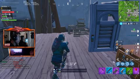 Trying to steal that loot for the boys!