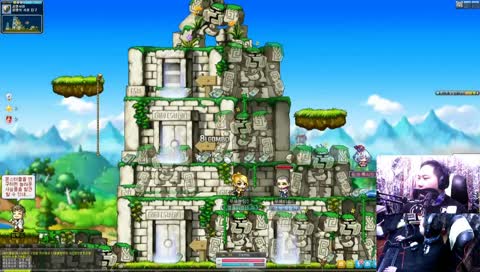 [메이플스토리] 리부트 2 서버 시작!!!! 한손에 하나씩 팬텀+비숍 육성