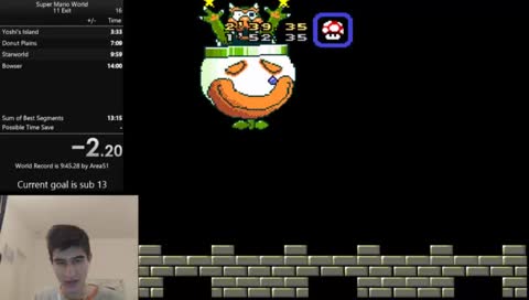 smw 11 exit IL practice (goal: sub 13)