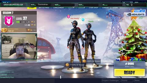 Scrub squad with a dream to win. Late Night Fortnite