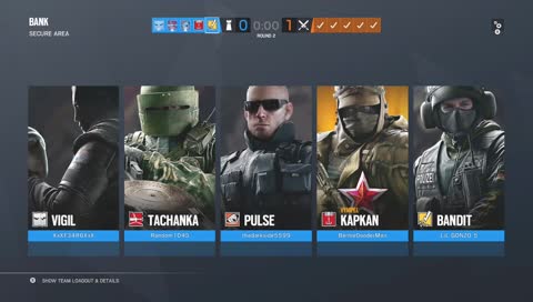 trash player plays R6