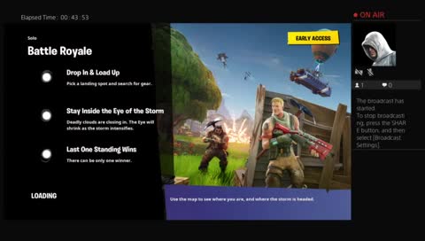 Getting a fortnite win