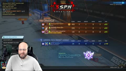 Random rocket leauge lulz... we taking these L's.. Road to lose GC lol