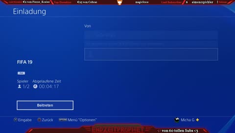 ⚽FUT⚽ - [PS4] #WL-Wahnsinn🏆- WL, SBCs, Gute Laune und Smalltalk  🎲 !Punkte #Endzeitfamilie !amazon !sub