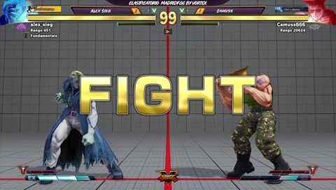 TORNEO Clasificatorio MadridFGC StreetFighterV