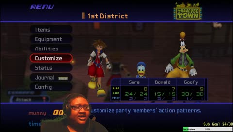 [PS4][Proud] Kingdom Hearts Series Playthrough: Birth By Sleep | Aqua Twitter @SpacyDistortion.