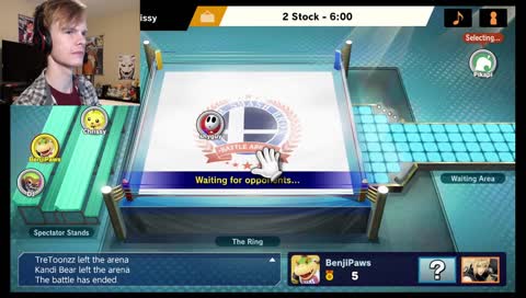 BenjiPaws plays some smash with friends