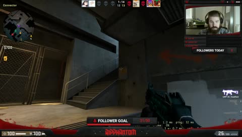 CS:GO Live Stream Ranked Game Play (StatTrakโข AK-47 | Redline Giveaway @ 50 Followers)