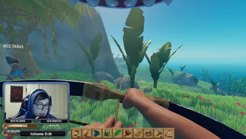 Playing raft with my Friends