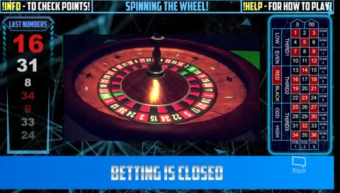 Twitch Plays Roulette! Place your bets!