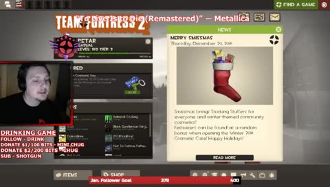 beer drinking game - tf2 i guess - !songrequest (youtube links)
