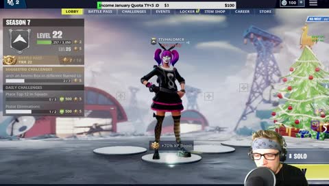 420@Fartnight Training With Halomcr/Bee_la! Watch as Scrubs becomes A+ champs
Good Vibes You're FORTNIGHT HOST
SUBGOAL 21/25