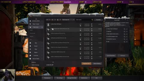 Still no pants, but a marketplace to camp for outfits.  ( ͡° ͜ʖ ͡°)