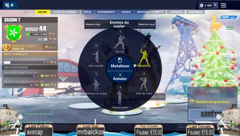 J'essaye de me faire carry Fortnite