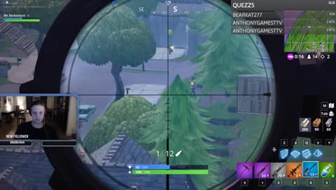 Hanging out on some Fortnite and hunting for the win!
