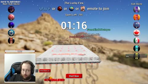 On Your Mark, Get Set, Roll! | !play to race | !birthday