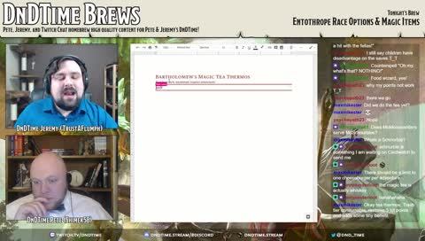 DnDTime Brews - Wrapping Up Entothropes, and More Items.