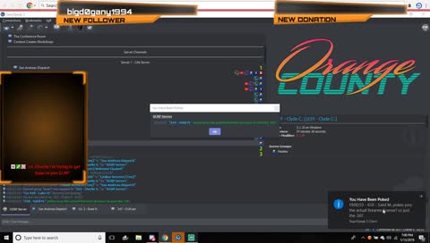 [OCRP] Dispatch ; 393 10-8