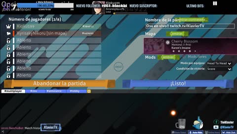 Practicando osu con la genteee!!  Sorteo Mañana de suscripcion gratis para celebrar!