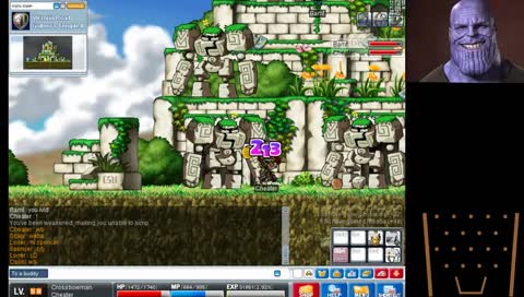 [OSM] [Cheater] The grind don't stop until im at the top. https://play.oldschoolmaple.com/?referral=4537