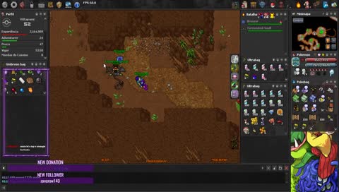 [PXG] Primeira live tibiana ;) (SERVER STEEL)