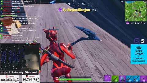 Playing Fortnite Squads one shot with friends you can join if you want (sub to Pewdiepie)