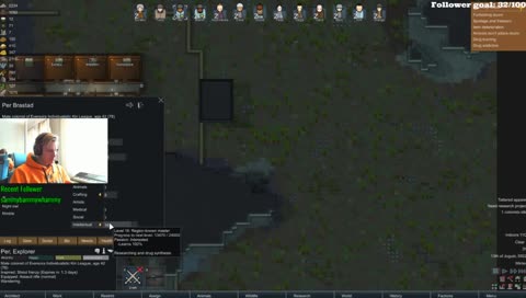 Rimworld building the mightiest colony know to man.