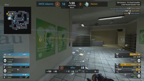 RERUN: ENCE vs. Heroic [Mirage] Map 1 - LB Ro2 - EU Minor Championship - IEM Katowice 2019