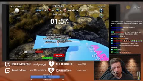 MARBLE MONDAY GIVEAWAYS! Type !play to enter the race -  !potato !points !boss