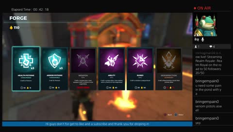 Realm Royal on the road to 50 followers 20/50