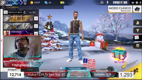 [🔴DIRECTO]💥FREEFIRE CON SUBS... SUBIENDO DE RANGO  TODAS LAS REGIONES💥