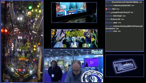 DOMINO Pinball - Pinball Heaven at EAG with the munsters!