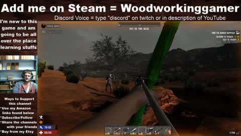 7 Days to Die A17 - Livestream - Streaming ALL DAY LONG! Join my game if you wanna play