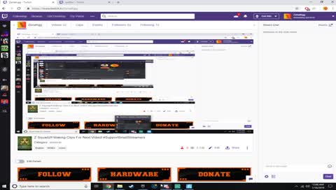 Z Squadz!! Making Clips For Next Video!  #SupportSmallStreamers