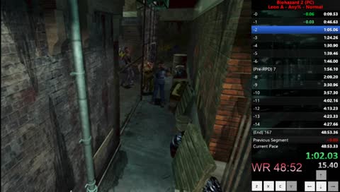 RE2 Speedruns-- Leon A-- WR Attempts Short Stream