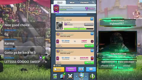 Tribe Sweep Doing Grand Challenges and Ladder