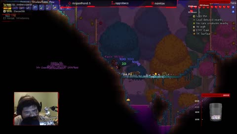 Terraria fun with @GibinatorGaming. | Come say hi!