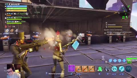 (Fortnite) Salvar al mundo (Carreras si gas te damos un arma 106) "Especial 100 seguidores" / TheCharlie31