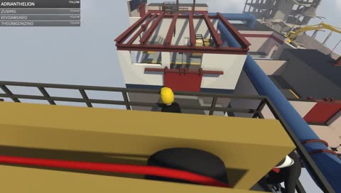 Donald falling flat