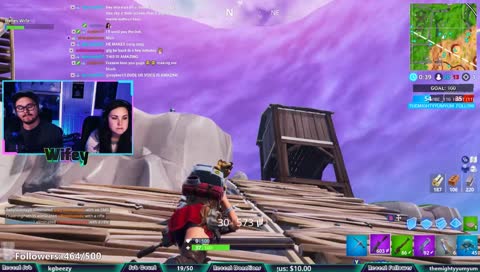 💑 Hehe and Wifey playing Fortnite! | EZ WINS | !giveaway