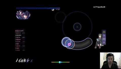 going nuts on osu! memories then breaks