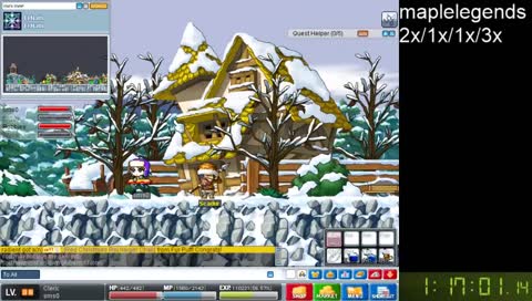 [maplelegends] cleric training until phoenix update