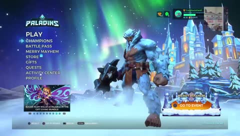 Playing some Paladins tonight